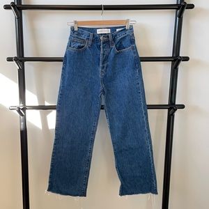 Denim Forum The Farrah High Rise Wide Leg size 24